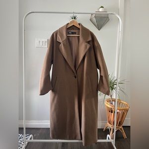 Zara oversized long coat